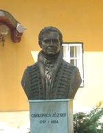 Csekonics Jzsef mellszobor